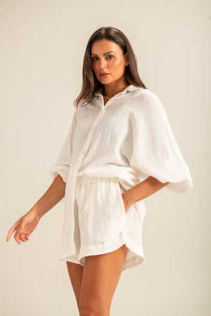 Shorts Curto Off White Brisa