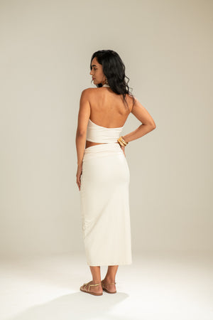 Saia Midi Off White Arpoador