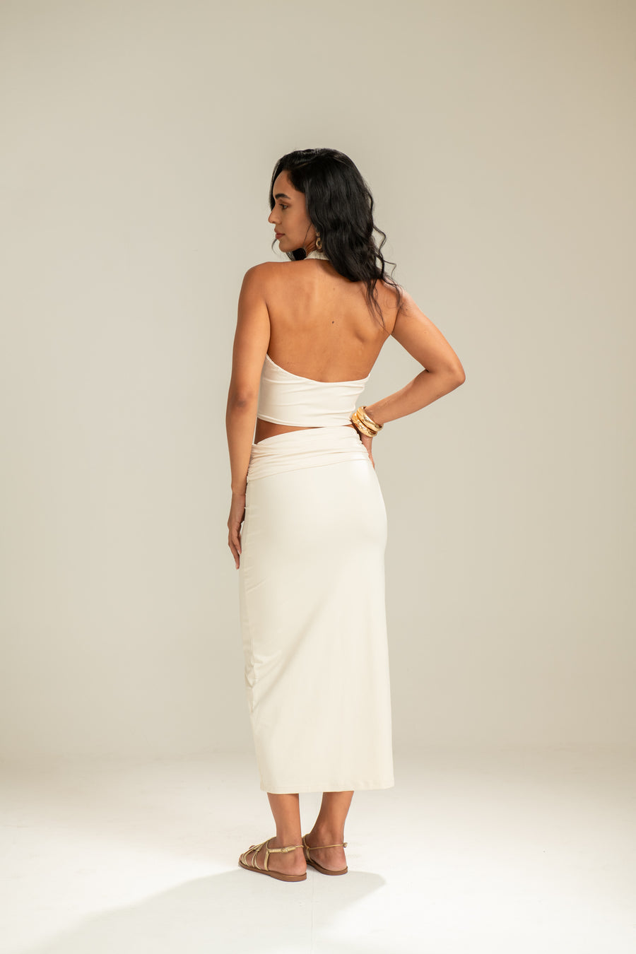 Saia Midi Off White Arpoador