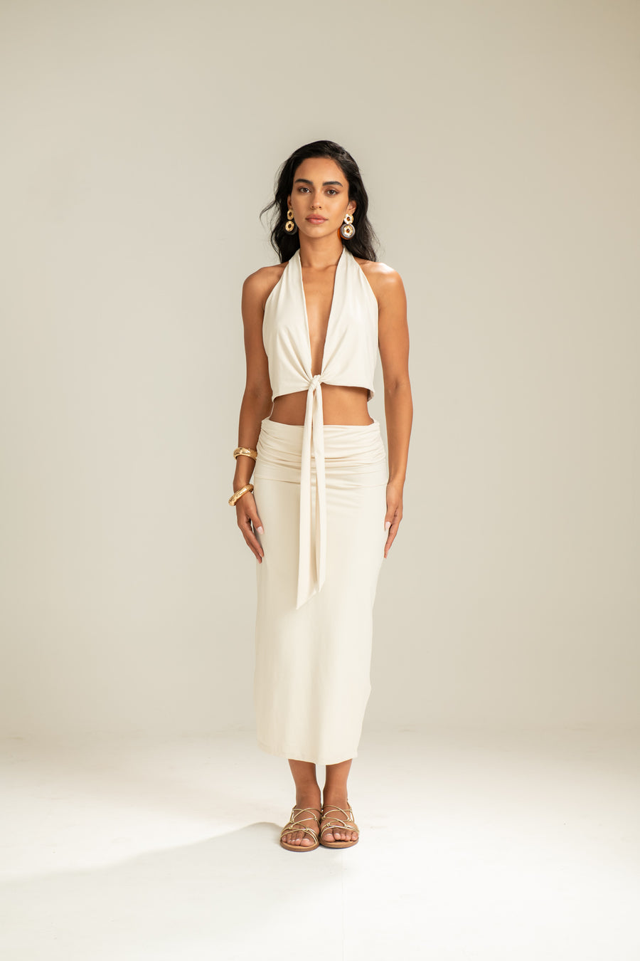 Top Off White Múltiplas Amarrações Arpoador